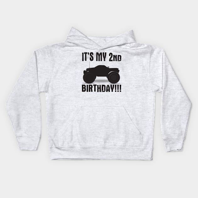 It's My 2nd Birthday!!! Kids Hoodie by shopbudgets